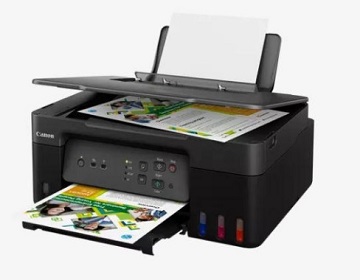 Multifunctional inkjet color CISS Canon PIXMA G3430, wireless, imprimare duplex, A4